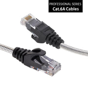 65FT CAT.6A Patch Cable Armored Anti-Rodent Slim 28AWG