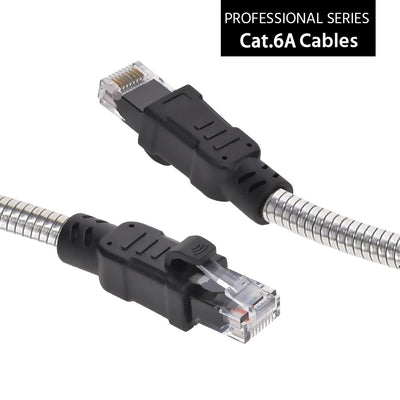65FT CAT.6A Patch Cable Armored Anti-Rodent 24AWG