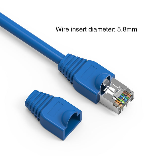 Color Boots for RJ45 Plug Blue 100pk