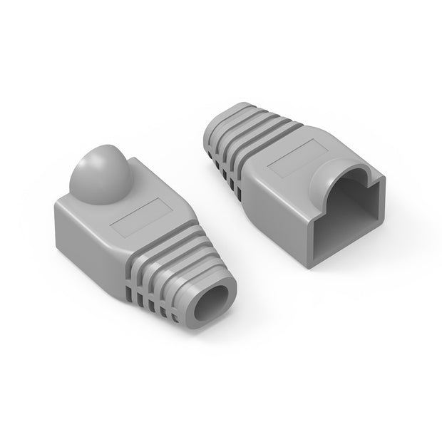 Color Boots for RJ45 Plug Gray 100pk