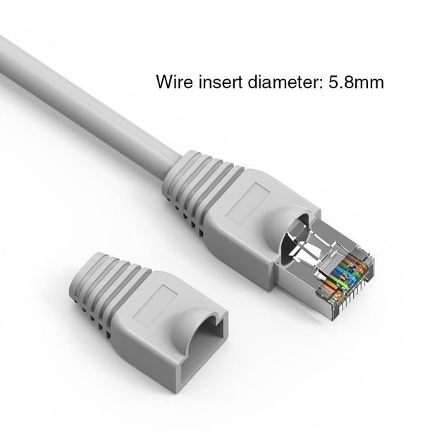 Color Boots for RJ45 Plug Gray 100pk