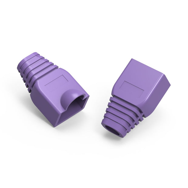 Color Boots for RJ45 Plug Purple 100pk