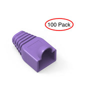 Color Boots for RJ45 Plug Purple 100pk