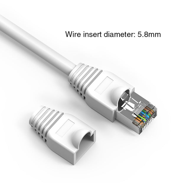 Color Boots for RJ45 Plug White 100pk