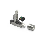 Cat.8 RJ45 Tool Less Shielded Plug (Single Piece)