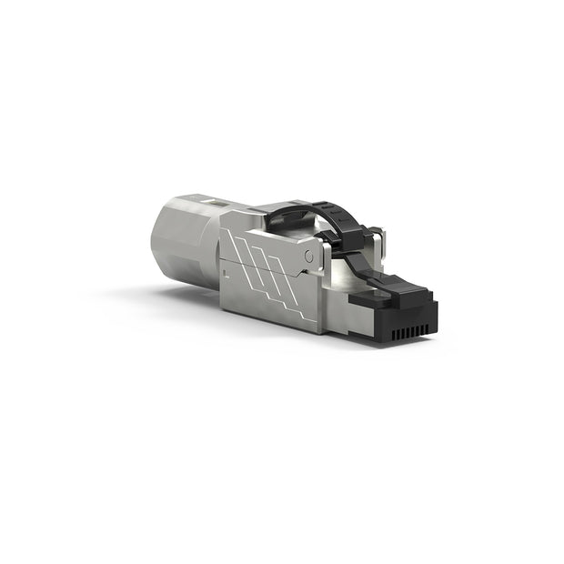 Cat.8 RJ45 Tool Less Shielded Plug (Single Piece)
