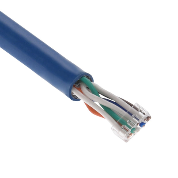 RJ45 CAT.8 Shielded Plug 50Micron 3prong with Clear Boot  (20pack)