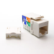 Cat.5E RJ45 110 Type Keystone Jack White