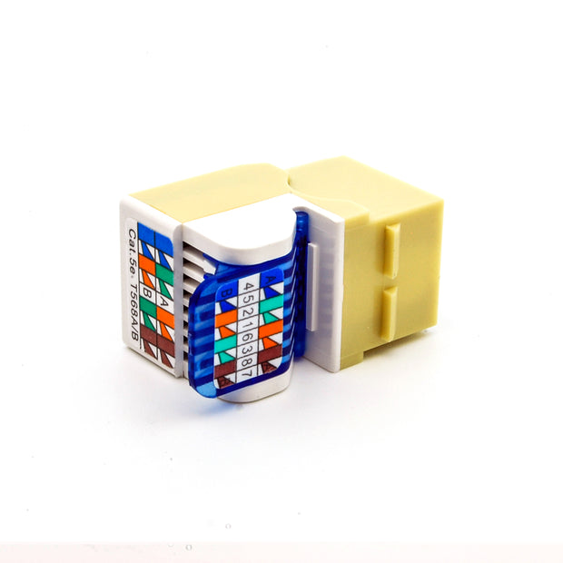 Cat.5E Tool Less Keystone Jack Ivory