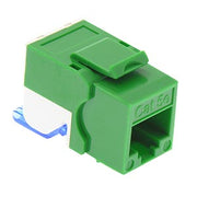 Cat.5E Tool Less Keystone Jack Green