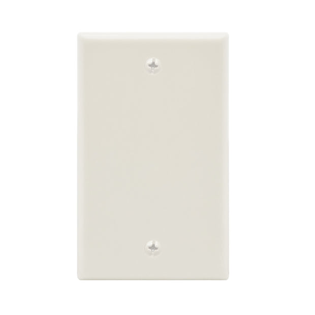 Blank Wall Plate White Smooth Face