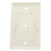 Split Plate w/Flexible Opening White