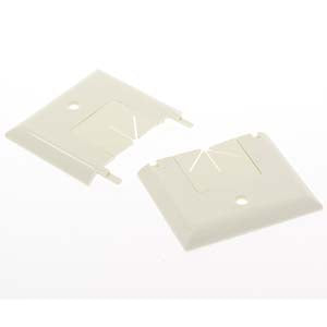 Split Plate w/Flexible Opening White