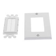 1-Gang Brush Wall Plate White
