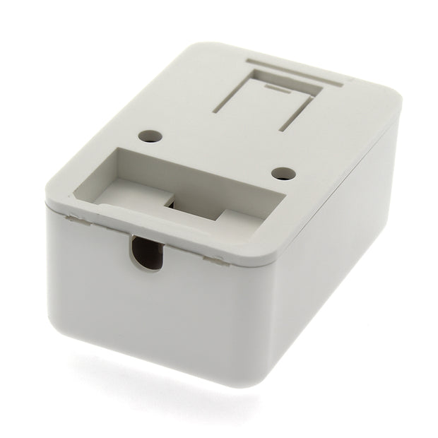 Cat.6 1-Port Surfacemount Box White w/Keystone Jack