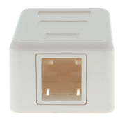 1 Port RJ45 Surface Mount Box White (Box only)