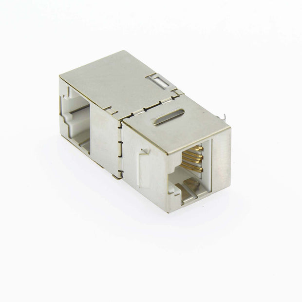 Cat.6 STP Right Angle Keystone Coupler White