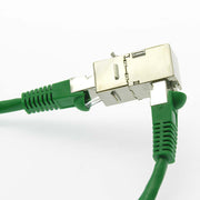 Cat.6 STP Right Angle Keystone Coupler White