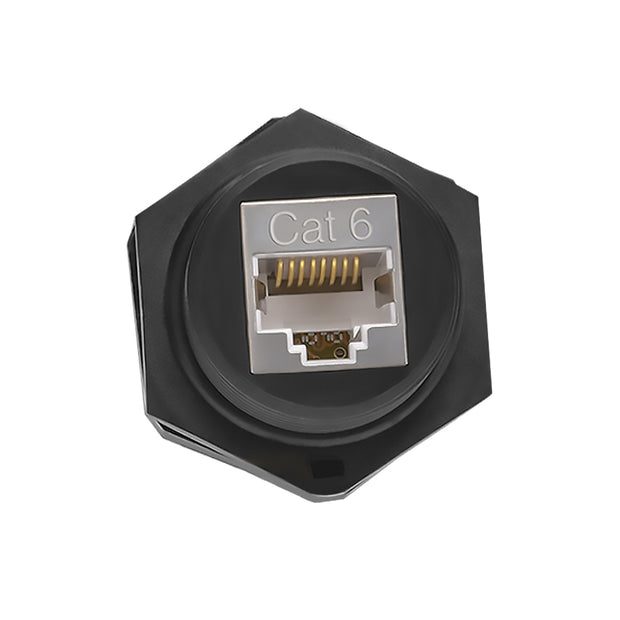 Cat.6 RJ45 Shielded Industrial Panelmount  Jack