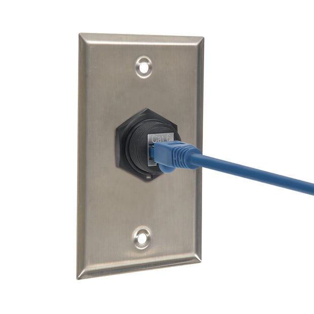 Cat.6 RJ45 Shielded Industrial Panelmount  Jack