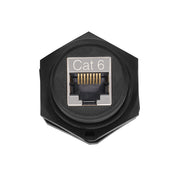Cat.6 RJ45 Shielded Industrial Panelmount Bulkhead Coupler
