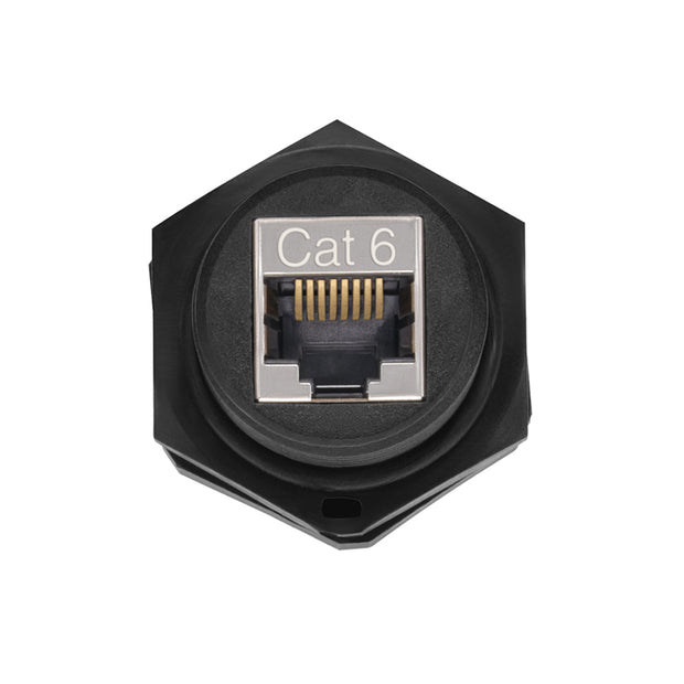 Cat.6 RJ45 Shielded Industrial Panelmount Bulkhead Coupler