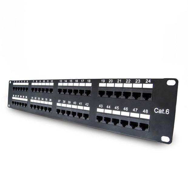 Cat.6 110 Type Patch Panel 48Port Rackmount