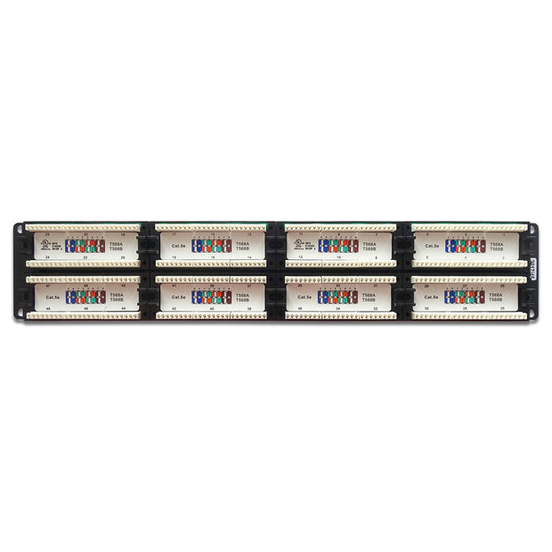 Cat.5E 110 Type Patch Panel 48Port Rackmount