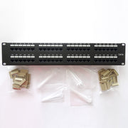 Cat.5E 110 Type Patch Panel 48Port Rackmount