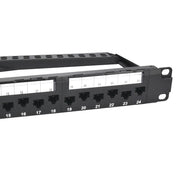 Cat.6A 110 Type 24Port Patch Panel  Rackmount UL Listed.