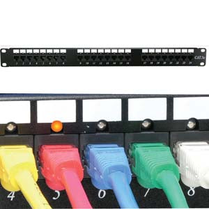 Cat.6 110 Patch Panel 48Port Rackmount w/LED Indicator