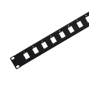 1U 19" 16port Blank Panel for Keystone Jack