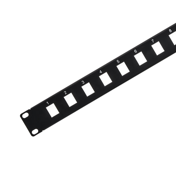 1U 19" 16port Blank Panel for Keystone Jack