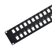 2U 19" 32port Blank Panel for Keystone Jack