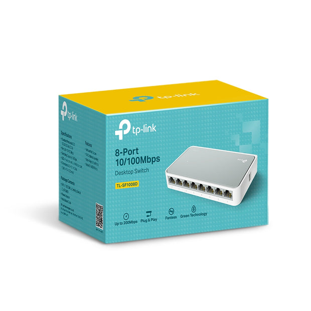 8Port 10/100Mbps Desktop Switch (TP-Link SF1008D)