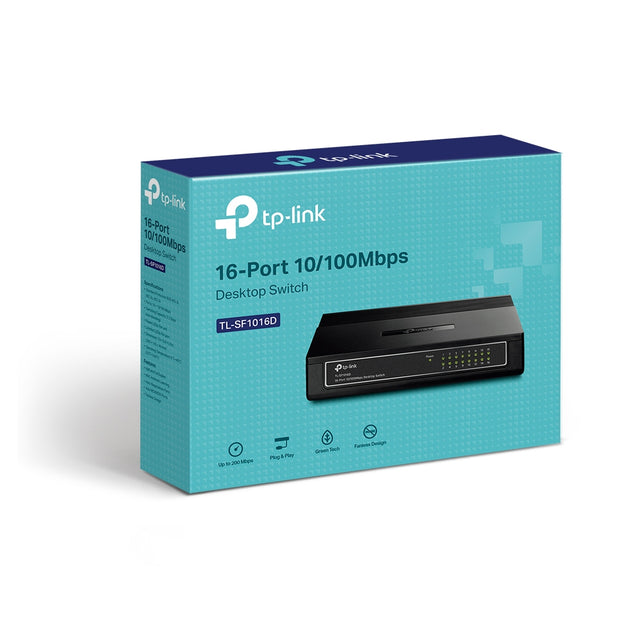 16Port 10/100Mbps Desktop Switch (TP-Link SF1016D)