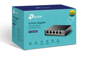 5-Port Gigabit Desktop Switch with 4-Port PoE (TL-SG1005P)