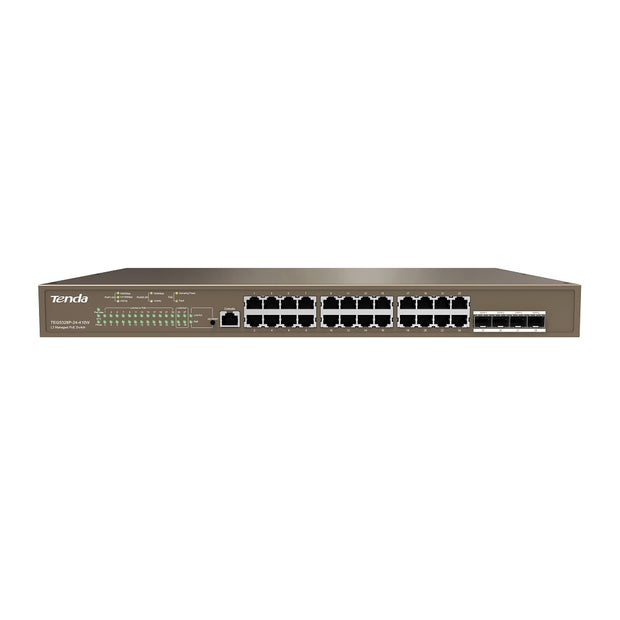 24-Port L3 Managed PoE Switch (Tenda TEG5328P-24-410W)