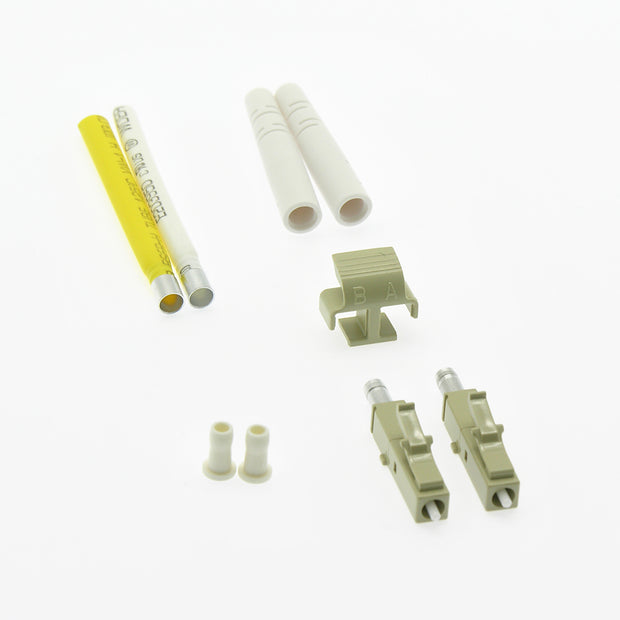 LC/UPC Multimode Duplex Connector 2mm Gray (10pack)