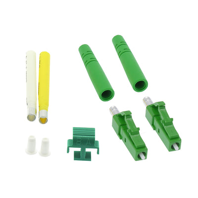 LC/APC Singlemode Duplex Connector 2mm Green (100pack)