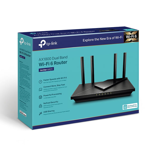 AX1800 Wi-Fi Router (TP-Link Archer AX21)