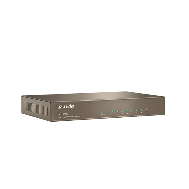 8-Port Gigabit Desktop Switch Tenda (TEG1008D)