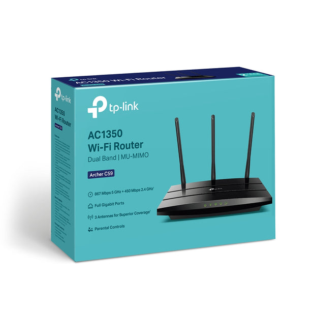 AC1350 Wireless Dual Band Router (TP-Link Archer C59)