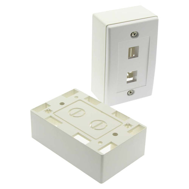 Surfacemount Box for Wall Plate White