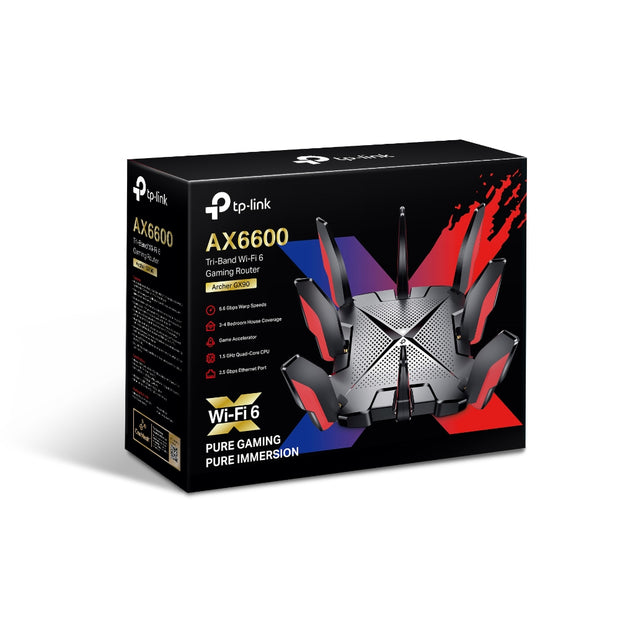 AX6600 Wi-Fi 6 Tri-Band Gaming Router (TP-Link Archer GX90)