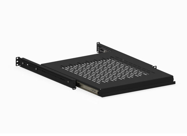 1U 20" Vented Rack Mountable Sliding Shelf