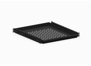 1U 20" Vented Rack Mountable Sliding Shelf