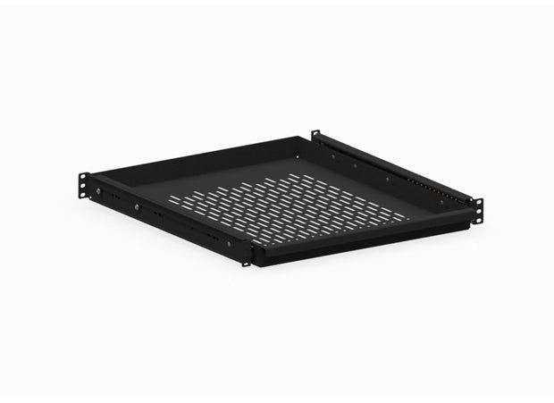 1U 20" Vented Rack Mountable Sliding Shelf