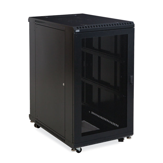 22U Server Cabinet - Vented/Vented Doors - 36" Depth