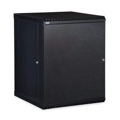 15U LINIER Fixed Wall Mount Cabinet  Solid Door